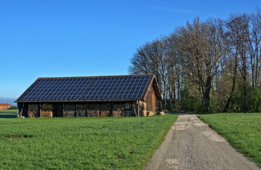 Solceller på hustak